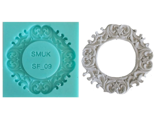 Small Frame Silicone Mould ( SF_09 ) 7.6cm x 7.6cm x 1cm