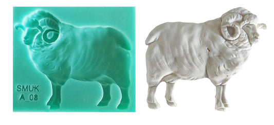 Animal Silicone Mould - ( A_08 ) 10cm x 7.5cm x 1cm