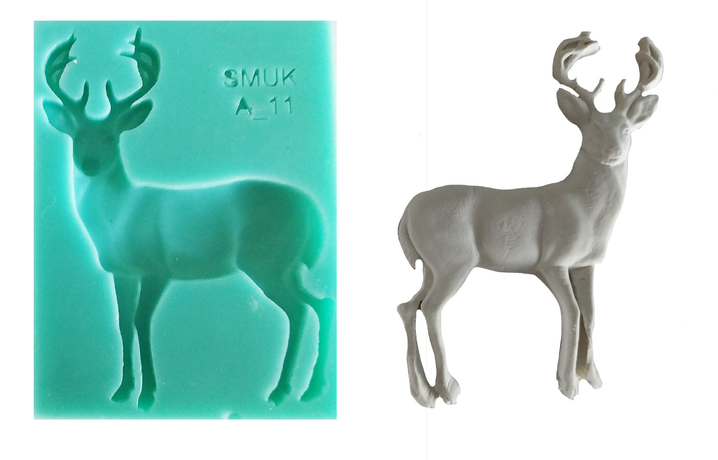 Animal Silicone Mould - ( A_11 ) 8cm x 10cm x 1.3cm