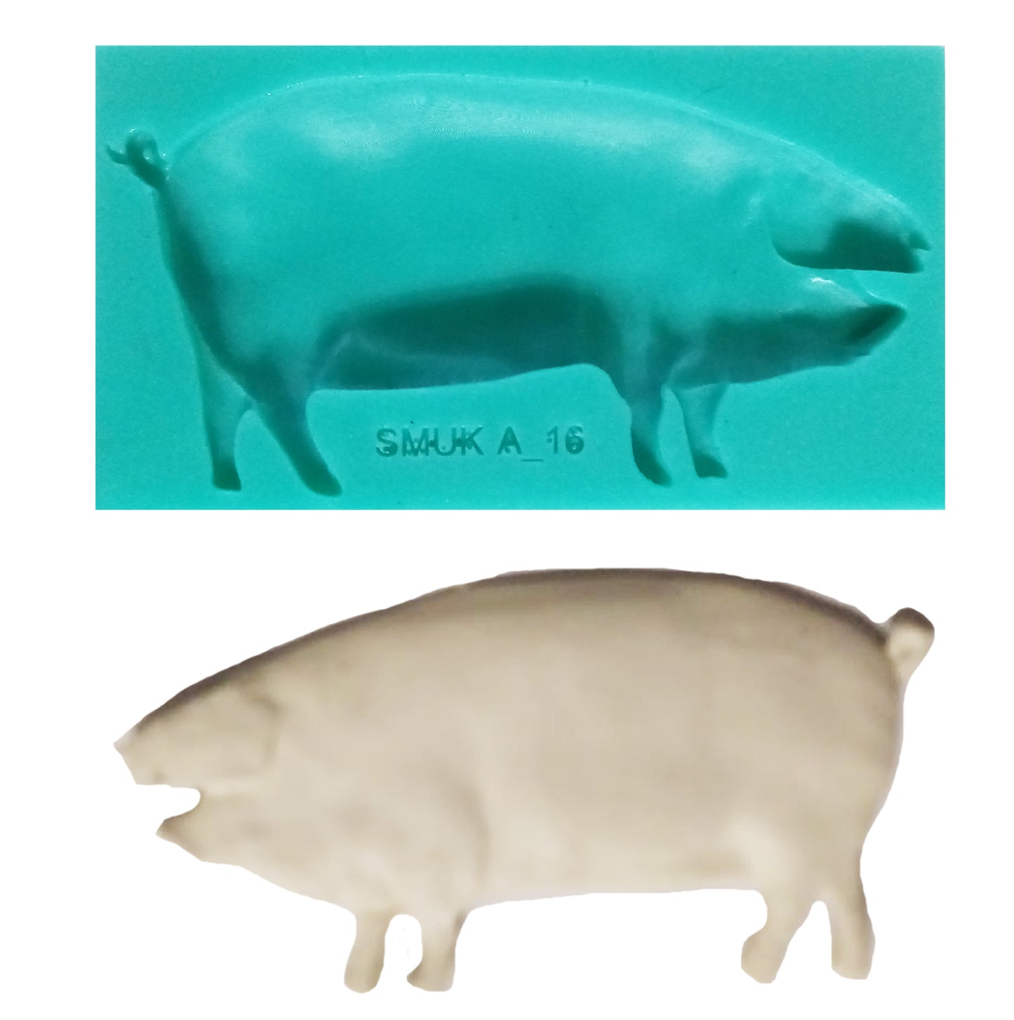 Animal Silicone Mould - ( A_16 ) 10cm x 6cm x 1.5cm