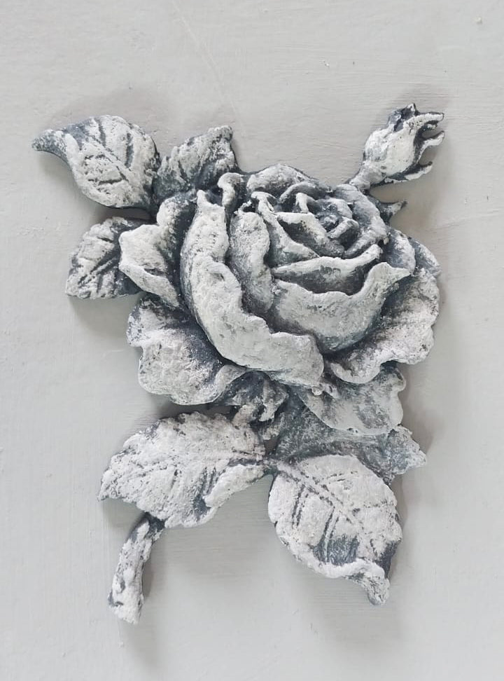 Rose Silicone mould ( S_93 ) 12.5cm x 10cm x 2cm