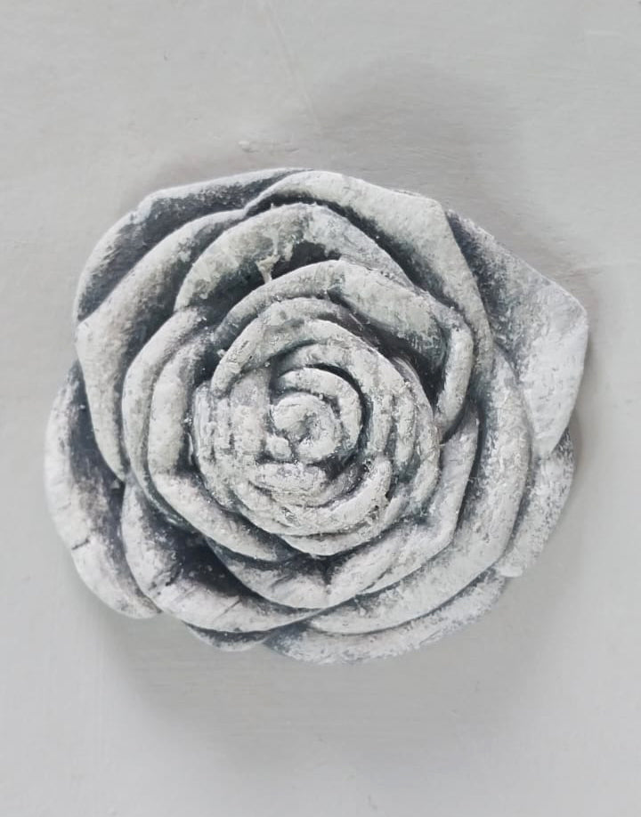 Rose Silicone Mould ( S_92 ) 10.5cm x 9.5cm x 2.5cm