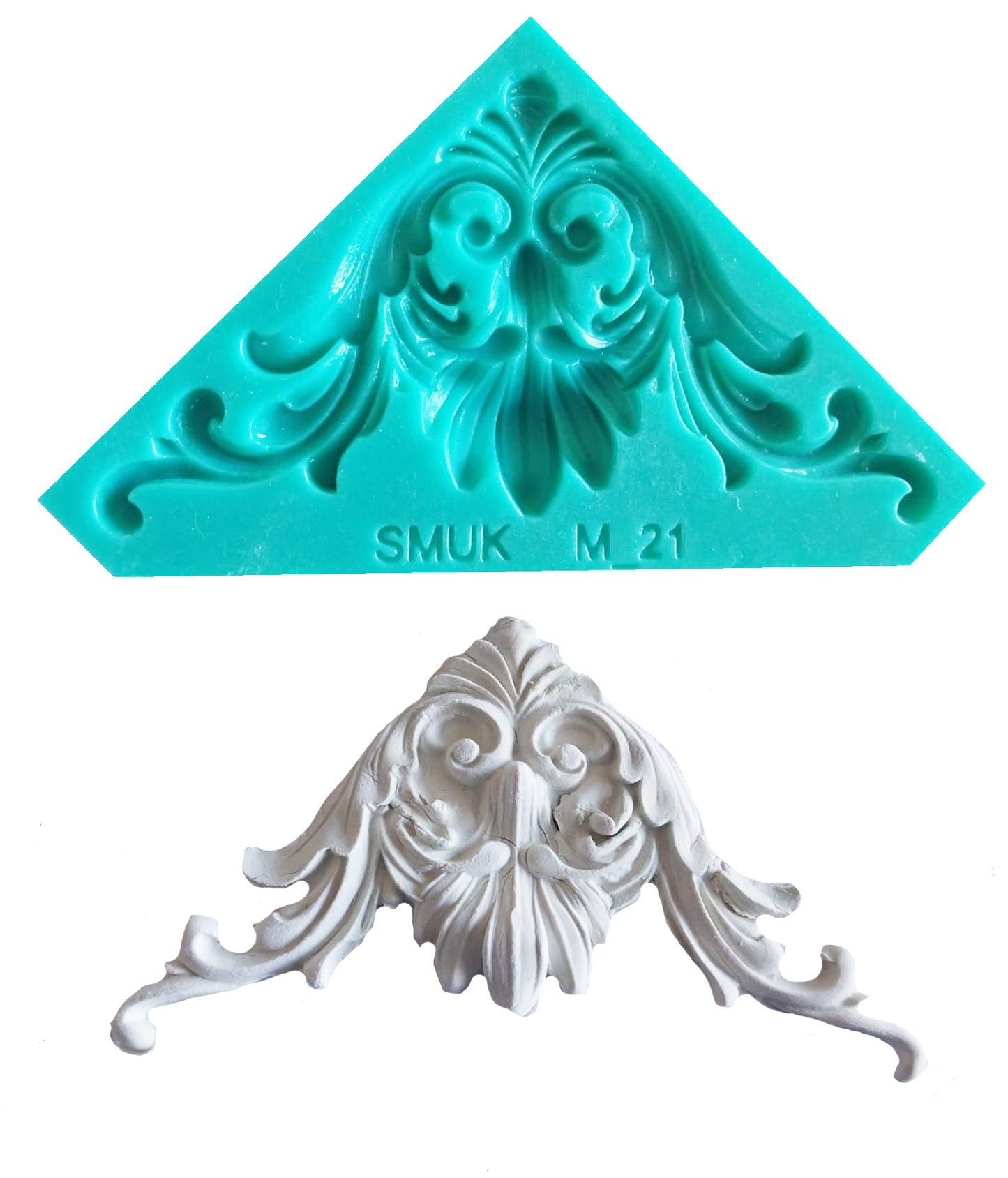 Corner Silicone Mould - ( M_21 ) 11cm x 15cm x 1cm