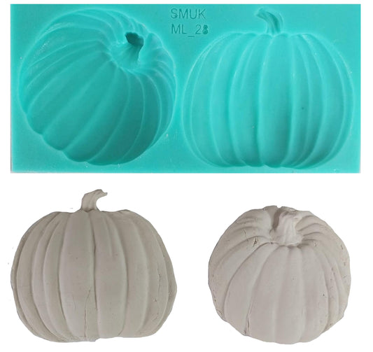 Pumpkin Silicone Mould ( ML_28 ) 17cm x 8cm x 2cm