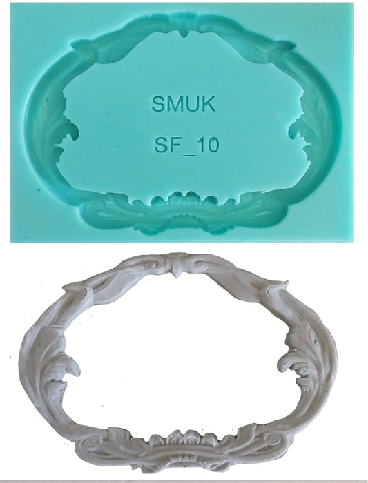 Small Frame Silicone Mould ( SF_10 ) 10cm x 7.6cm x 1cm