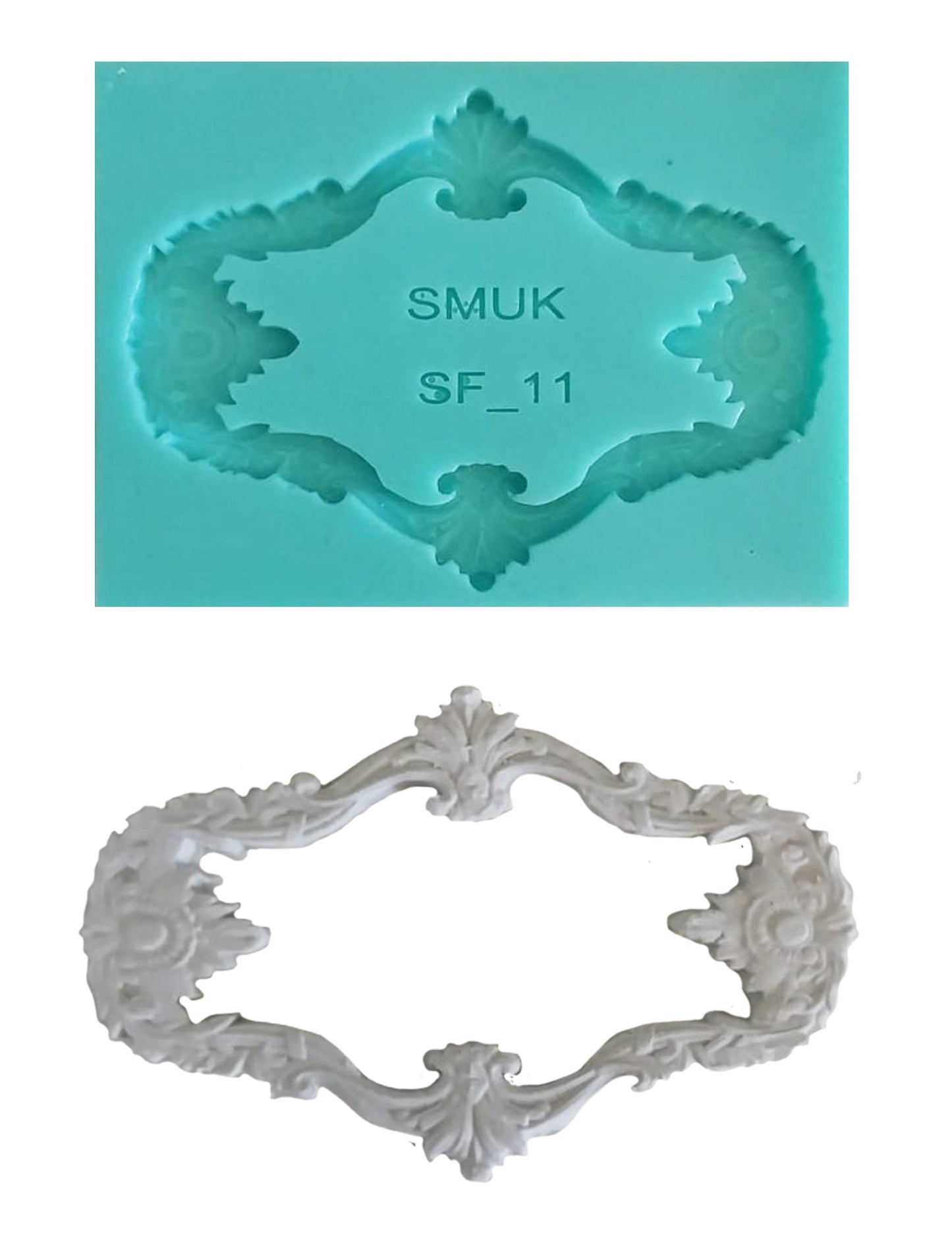 Small Frame Silicone Mould ( SF_11 ) 10.5cm x 7.6cm x 1cm