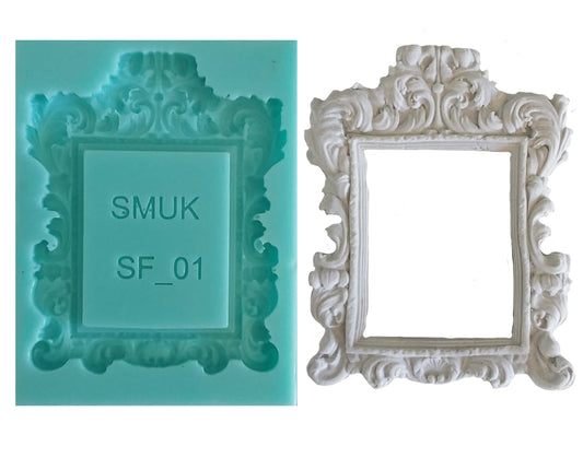 Small Frame Silicone Mould ( SF_01 ) 6.5cm x 8cm x 1cm