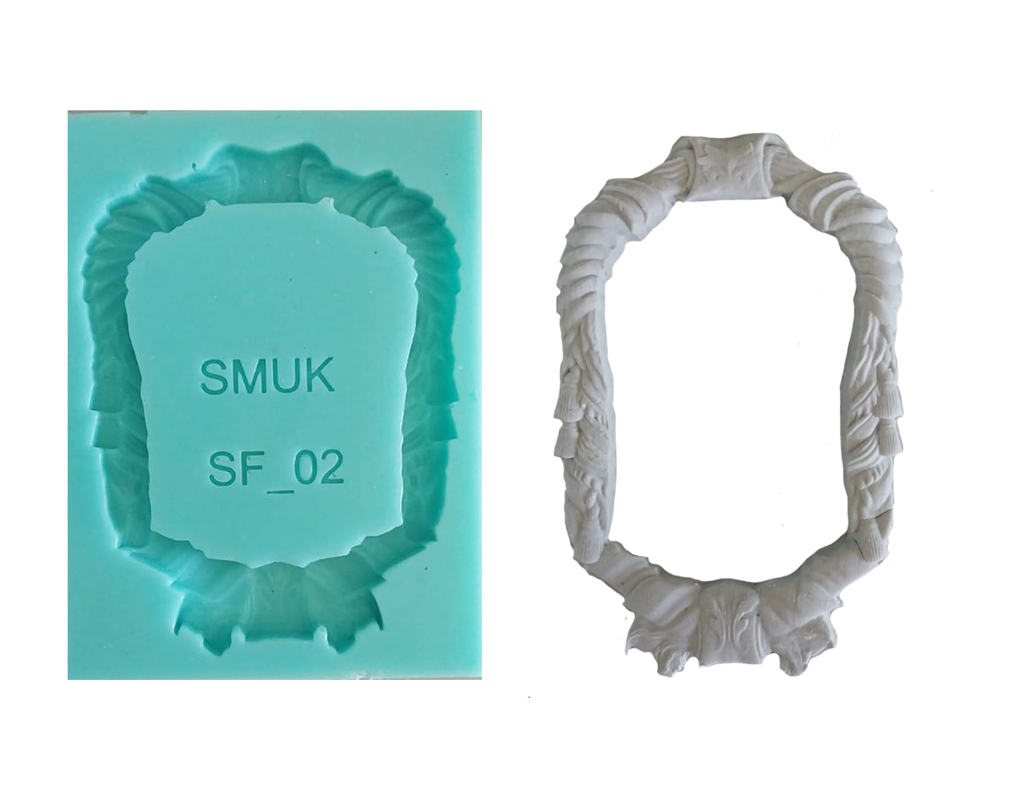 Small Frame Silicone Mould ( SF_02 ) 6.5cm x 8cm x 1cm