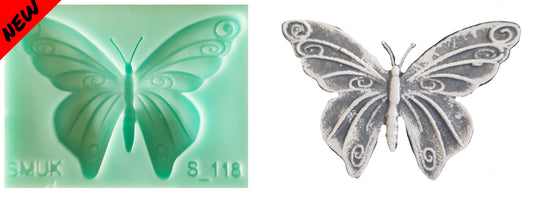 Butterfly Silicone Mould - ( S_118 ) 8cm x 6cm x 1cm