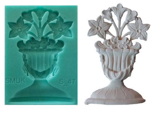 Single Silicone Mould - (S_47) 7.5cm x 9.5 x 1.4cm