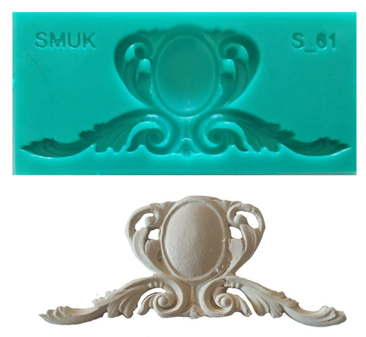 Single Silicone Mould - ( S_61 ) 11cm x 5cm x 1cm