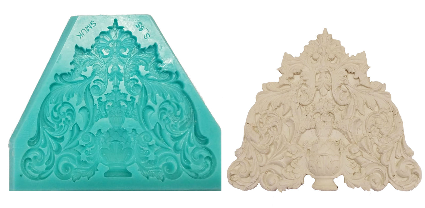 Single Silicone Mould - ( S_95 ) 12cm x 10cm x 1.3cm