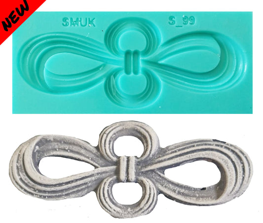 Knot Silicone Mould - ( S_99 ) 13cm x 6cm x 1cm